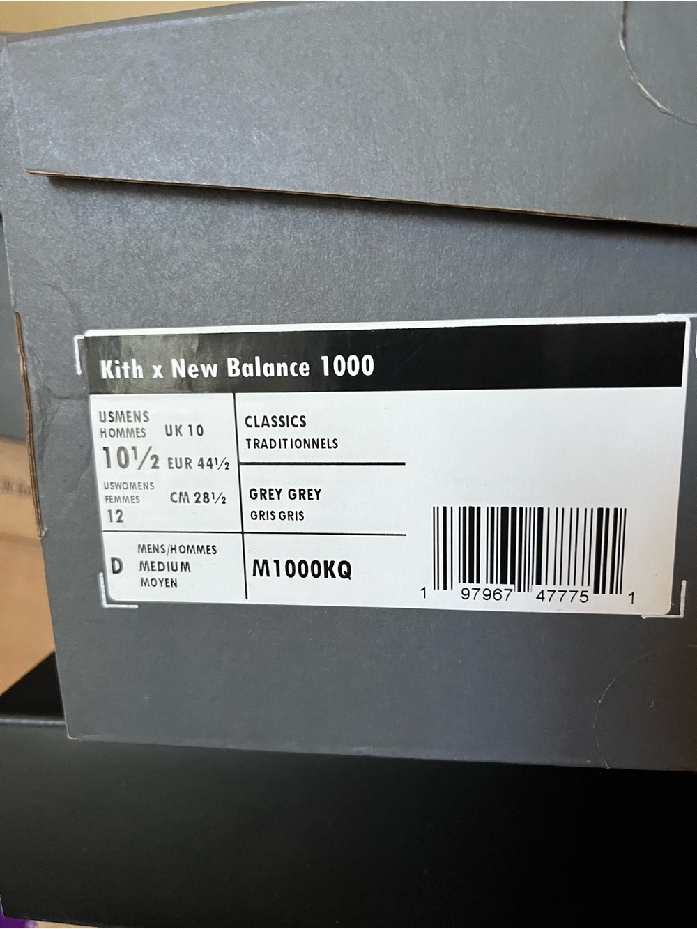 NEW BALANCE x KITH 1000 ‘QUARRY’ - Picture 10 of 10